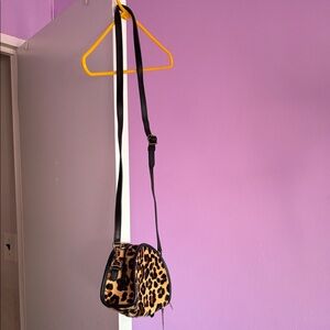 Polo by Ralph Lauren Leopard and Black Crossbody Bag
